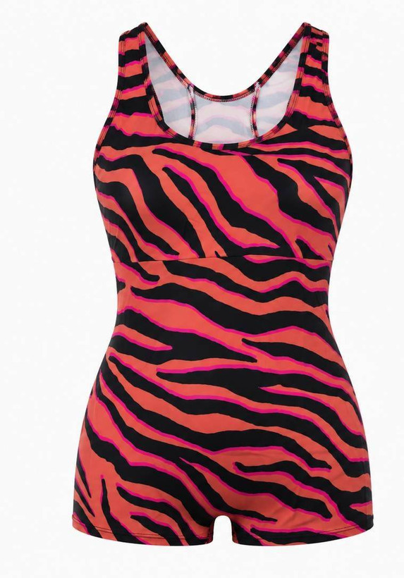 مایو پادار زنانه پشت قهرمانی پارچه خارجی فریسایز