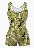 مایو پادار زنانه پشت قهرمانی پارچه خارجی فریسایز