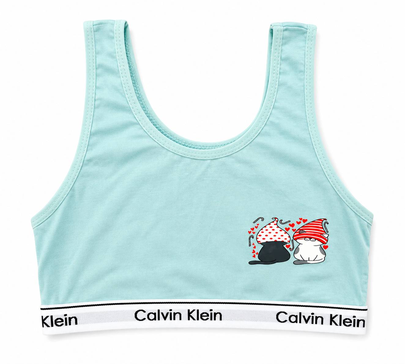 نیم تنه نخ پنبه  عروسکی دخترانه  Calvin Klein