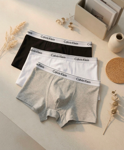 شورت نیم پامردانه Calvin Klein نخی لاکرا ضد حساسیت سایزبندی xl,2xl