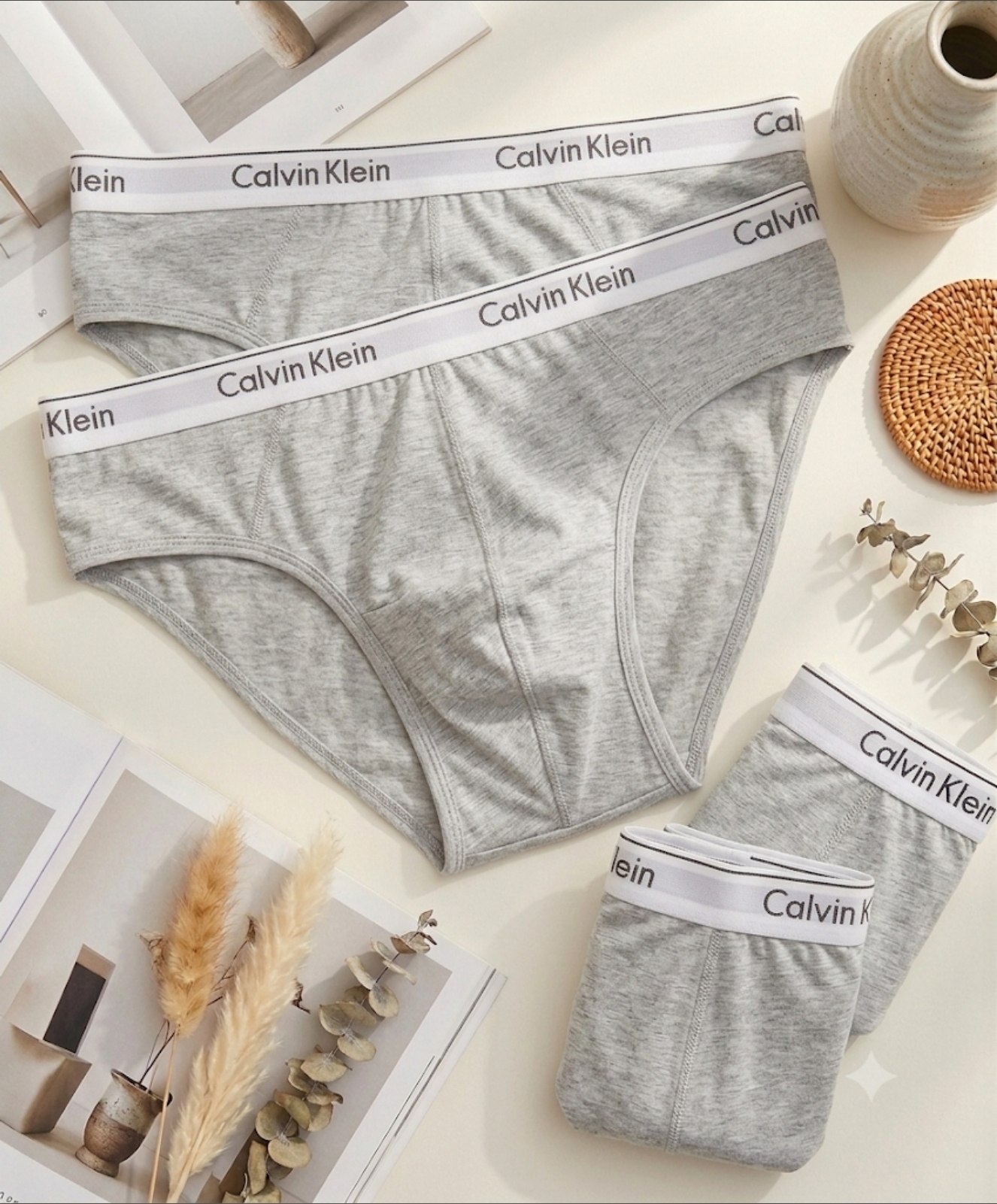 شورت اسلیپ مردانه Calvin Klein نخی لاکرا ضد حساسیت سایز‌بندی xl,2xl